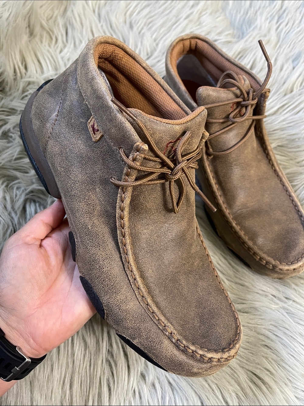 Twisted X women’s Brown Suede Chukka Boots